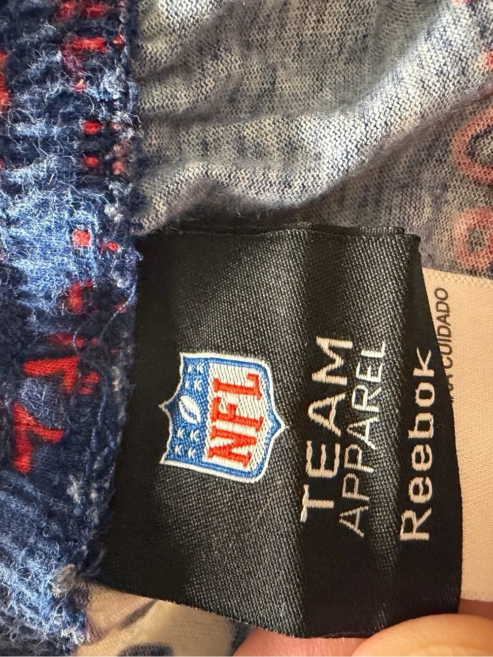 New York Giants Reebok Blue Logo Lounge Pants - Picture 4 of 4